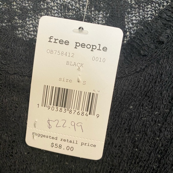 NWT Free People “We the Free” cropped sweater - Picture 7 of 8